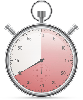 Vintage stopwatch vector illustration isolated on white background png