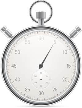 Vintage stopwatch vector illustration isolated on white background png