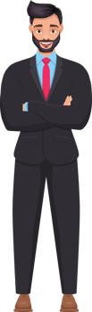 Businessman clipart design illustration png