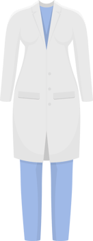 Medical clothing clipart design illustration png
