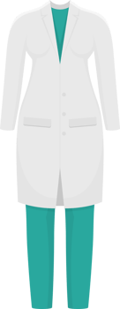 Medical clothing clipart design illustration png