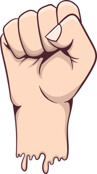 Fist clipart design illustration png