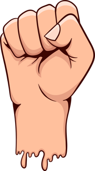 Fist clipart design illustration png