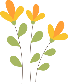 Flowers clipart design illustration png