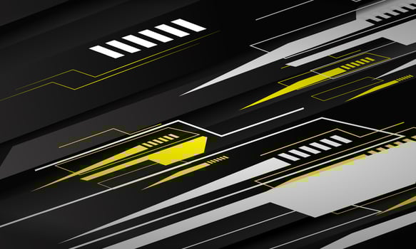 Fantastic Dark Abstract Geometric shapes background vector. vector