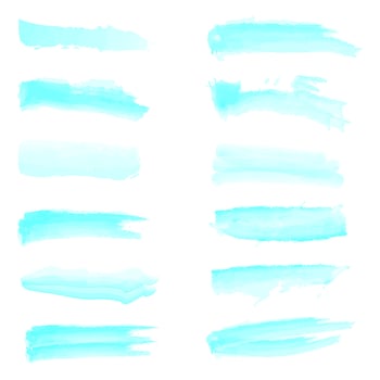 watercolor pastel blue paint brush abstract background pattern art graphic design vector illustration