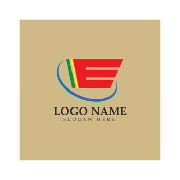 e-commerce logo and online shop logo design with modern concept vector