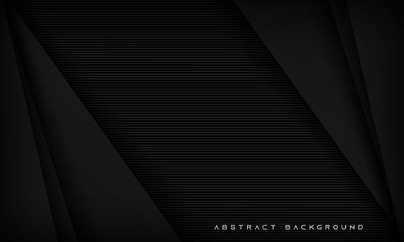 luxury overlap black abstarct background vector