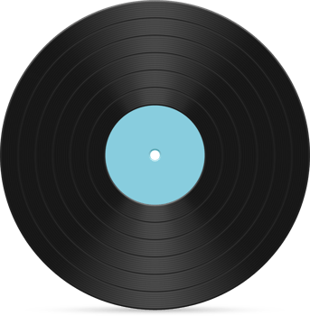 Vinyl record vector illustration isolated on white background png