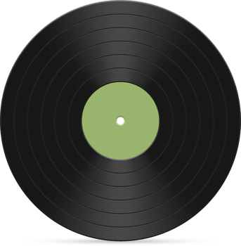 Vinyl record vector illustration isolated on white background png