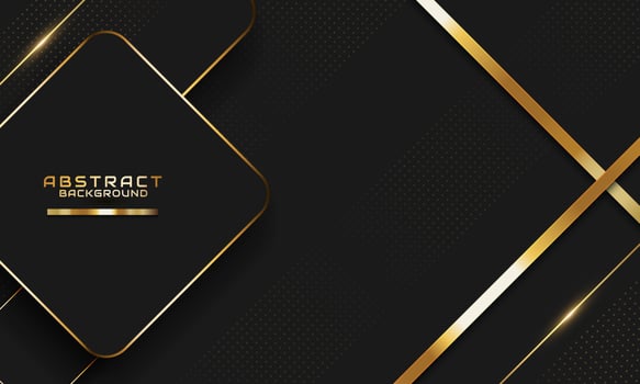 luxury black gold background vector