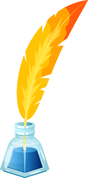 Ink bottle clipart design illustration png