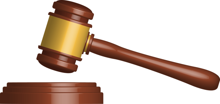 Judge hammer clipart design illustration png