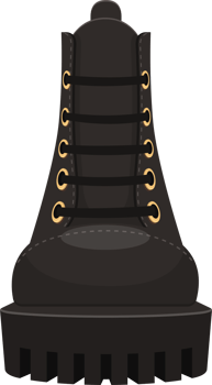 Leather boots clipart design illustration png