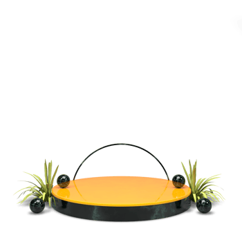 modern elegant 3d render podium for design png