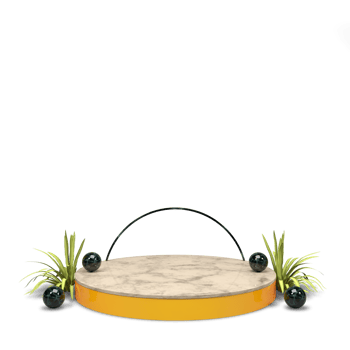 modern elegant 3d render podium for design png