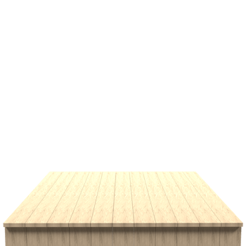 beautiful wood board 3d render for design png