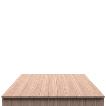beautiful wood board 3d render for design png