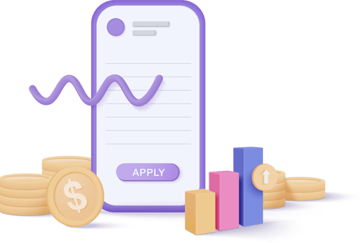 Leadership for successful new idea. Excellent business graph on mobile. under creative solution concept in 3D render background. 3d goal for business, bank, finance, investment, money png