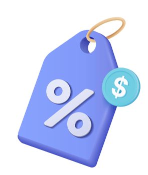 online shopping tag price 3d render, discount coupon of cash for future use. sales with an excellent offer 3d for shopping online, Special offer promotion on price tags on background png