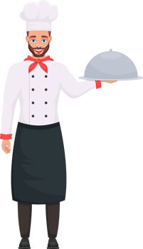 Chef man clipart design illustration png