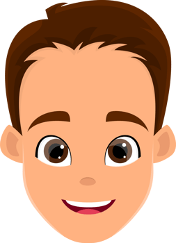 Man face expression clipart design illustration png