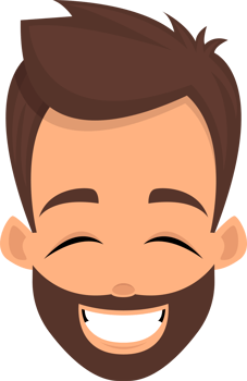Man face expression clipart design illustration png
