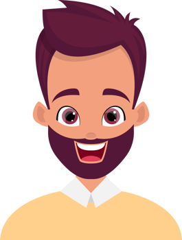 Man face expression clipart design illustration png