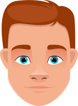 Man face expression clipart design illustration png