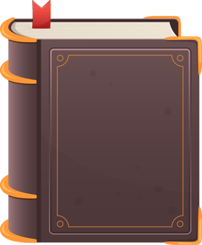 Old book clipart design illustration png
