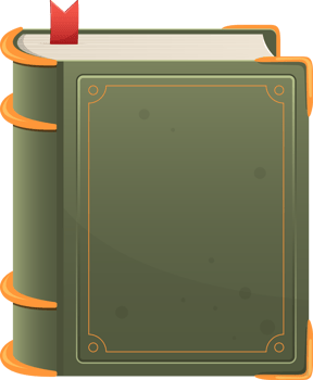 Old book clipart design illustration png