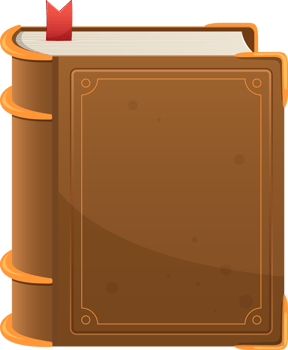 Old book clipart design illustration png
