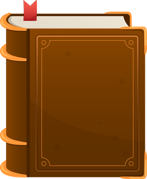 Old book clipart design illustration png