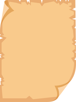 Papyrus scroll clipart design illustration png