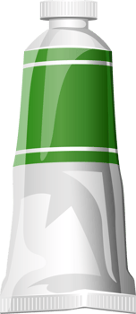 Paint tube clipart design illustration png