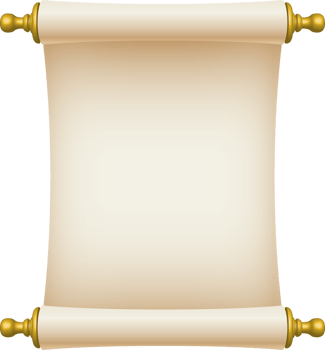Paper scroll clipart design illustration png