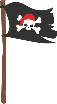 Pirate clipart design illustration png