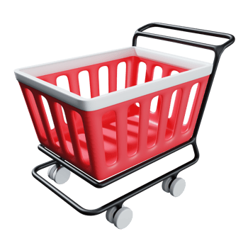 add to cart 3d icon illustration png