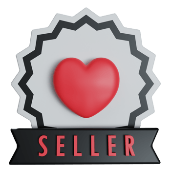 seller 3d icon illustration png