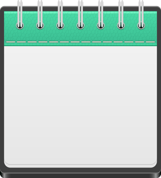Calendar icon clipart design illustration png