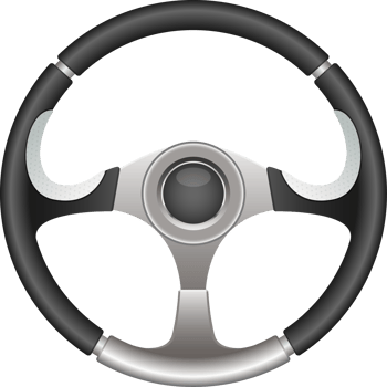 Steering wheel clipart design illustration png