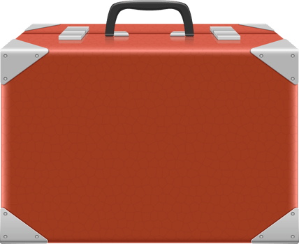 Suitcase clipart design illustration png