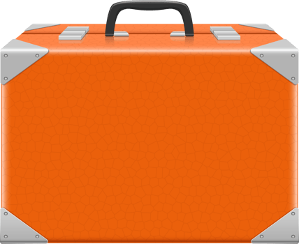 Suitcase clipart design illustration png