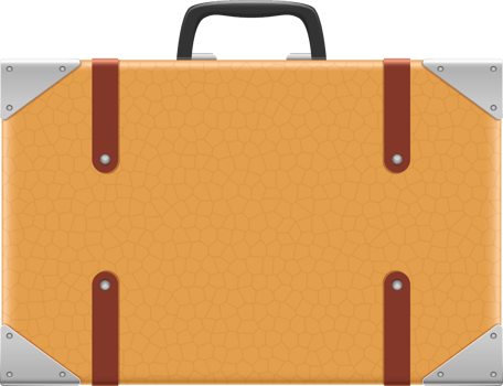 Suitcase clipart design illustration png