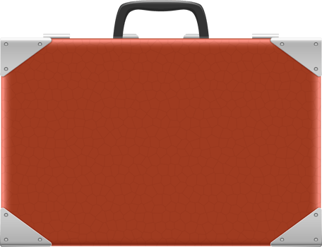 Suitcase clipart design illustration png