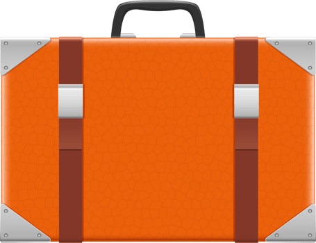 Suitcase clipart design illustration png