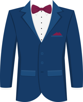Tuxedo clipart design illustration png