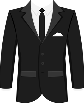 Tuxedo clipart design illustration png