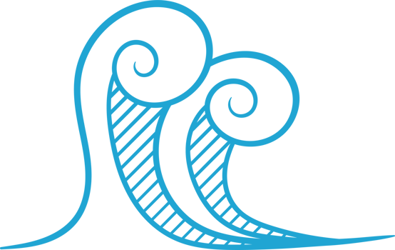Wave icon clipart design illustration png
