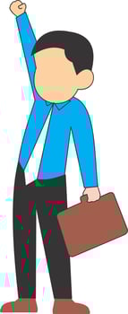 Bussiness man collection vector